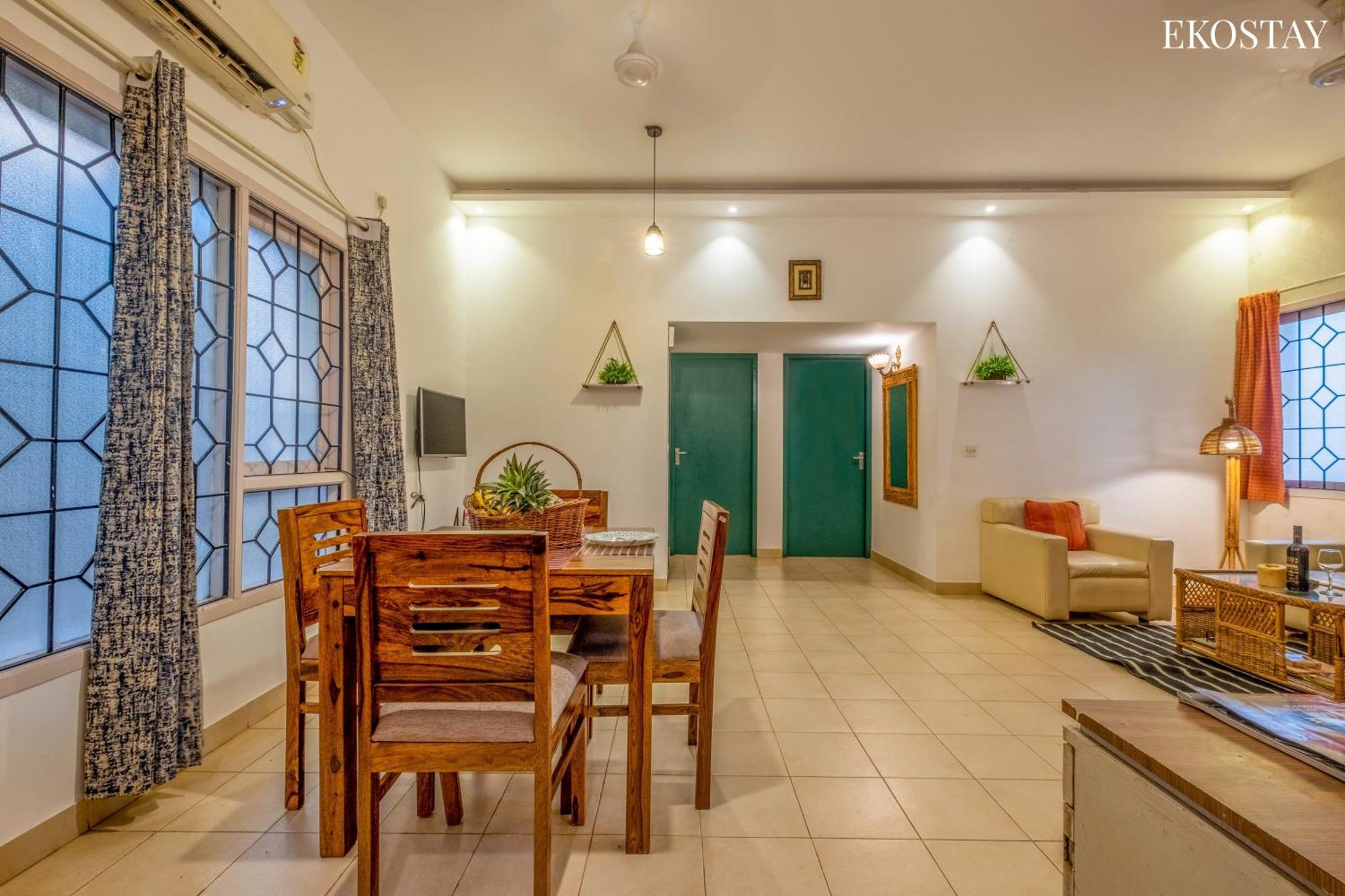 Eko Stay - Green Door Apartment Candolim Eksteriør bilde