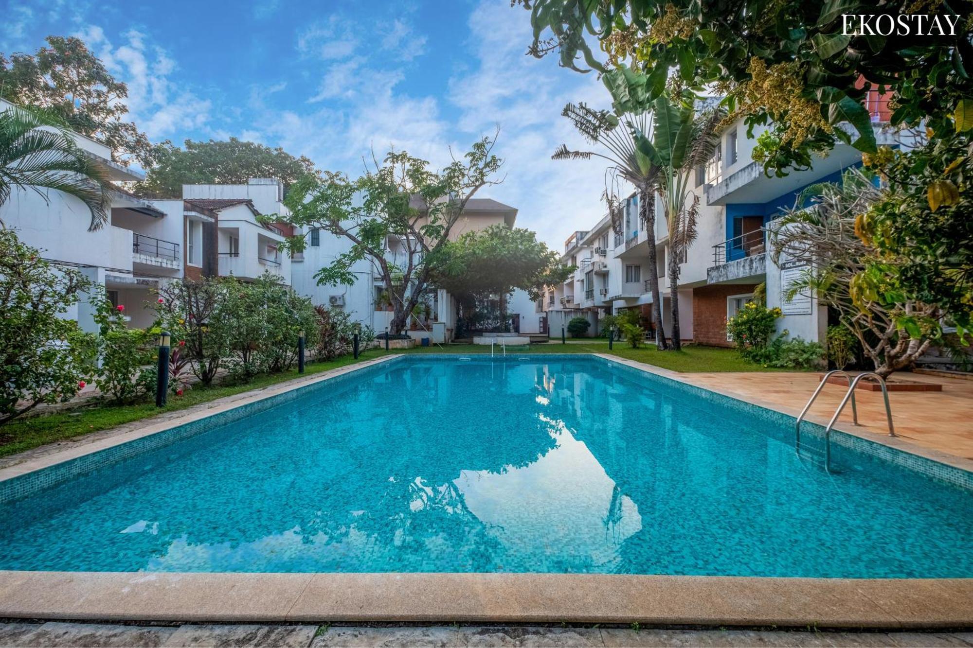 Eko Stay - Green Door Apartment Candolim Eksteriør bilde